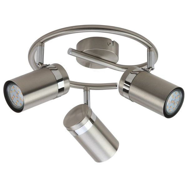 Lampa sufitowa Palmoni SPL-2024-3A Italux do jadalni nikiel chrom