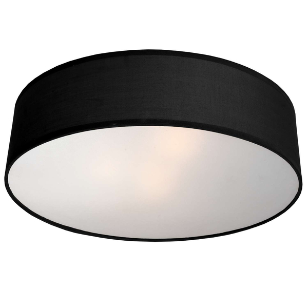 Okrągła LAMPA sufitowa ALTO LP-81008/3C BK Light Prestige plafon abażurowy okrągły czarny