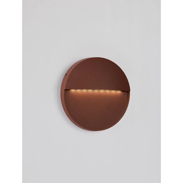 Metalowa lampa elewacyjna FRAVONO LE75295 LED 5W 3000K IP54 rdzawy