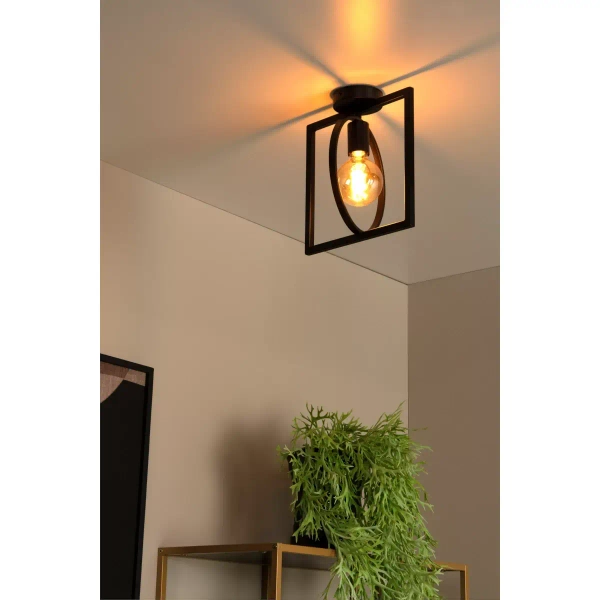 Sufitowa lampa SUUS 00127/01/30 Lucide loftowa geometryczna czarna