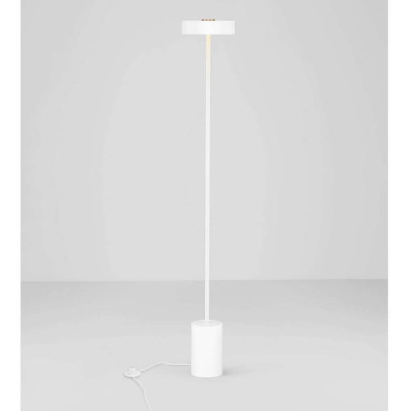 Ledowa lampa stojąca VIRASORO LE44948 LED 17W 3000K metalowa biała
