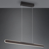Lampa wisząca liniowa Helios 343310132 LED 28W 2700-6500K salonowa czarna