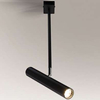 LAMPA sufitowa YABU 2241 Shilo metalowa OPRAWA reflektorowa TUBA regulowana czarna