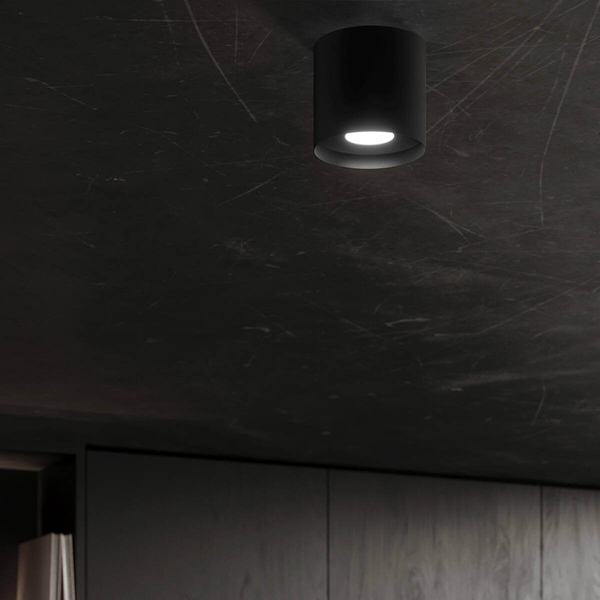 Lampa sufitowa do salonu Mika SL.1281 downlight metalowa czarna