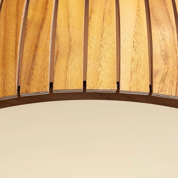 Okrągły plafon Barrel QN-BARREL-F-LED-50-TEAK LED 17W 3000K brązowy
