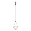 Lampa wisząca kula Rastia PND-34361-S-HBR-OPAL LED 6W 3000K biała złota