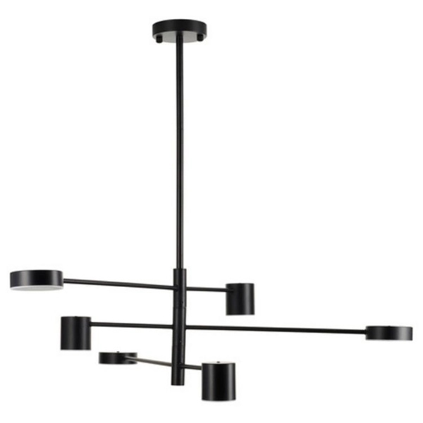 Regulowana lampa sufitowa Clex ST-8102P-6 Step LED 8W 3000K czarna