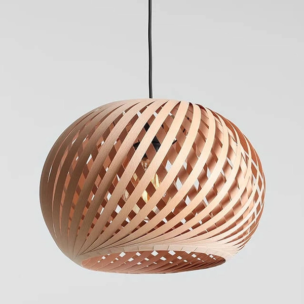 Lampa wisząca kula Nature 1123G_M Aldex drewniana naturalny