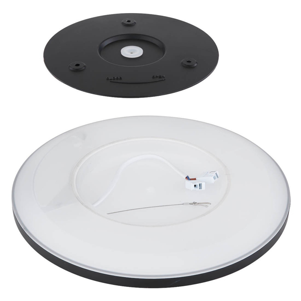 Łazienkowa LAMPA sufitowa SAPANA 41562-18B Globo minimalistyczna LED 18W 3000K okrągły plafon IP44 czarny