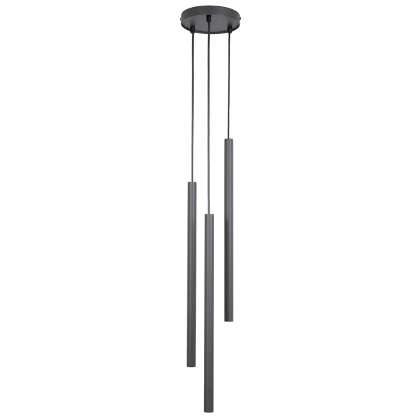 Wisząca lampa nad wyspę Sopel 3 41200 do kuchni ciemnoszary