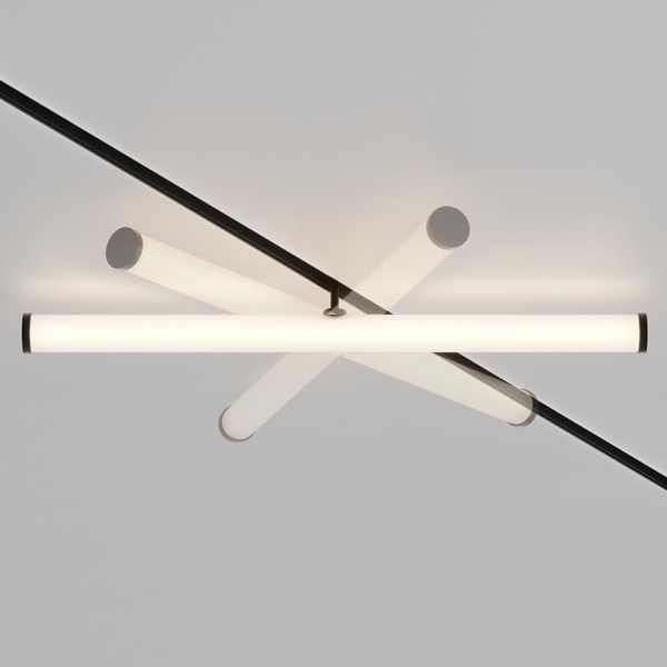 Magnetyczna lampa sufitowa Larc TR086-2-25W3K-B LED 25W 3000K czarny