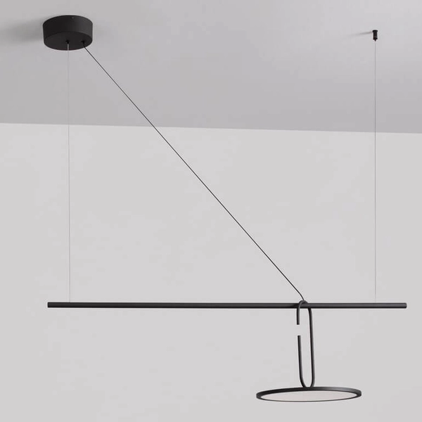 Zwisająca lampa sypialniana ACACHI LE44523 LED 22W 3000K czarna