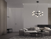 Ściemnialna lampa wisząca BOYA LE42739 LED 54,6W 3200K molekuły czarna