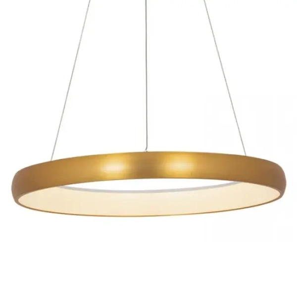 Jadalniany żyrandol ringowy 2054 LED 50W 3000K nad stół złoty