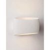 Gipsowa lampa ścienna LORVINA LE45574 do jadalni biała