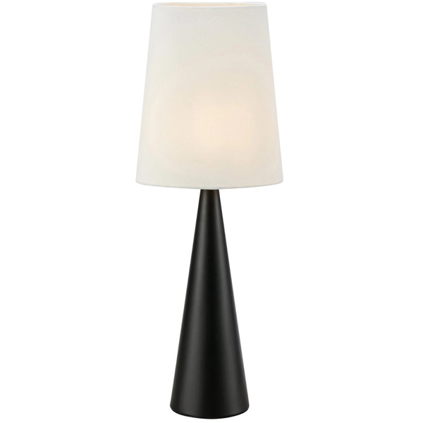 Lampa stołowa Conus 108597 Markslojd nowoczesna abażur biały czarny outlet