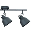 Plafon LAMPA sufitowa NIKO 3 311832 Polux regulowana OPRAWA metalowe reflektorki industrialne czarne