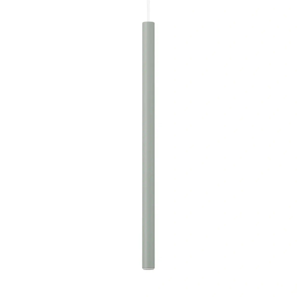 Podłużna wisząca lampa SOPEL szałwiowa 1xG9 tubka do sypialni 41825