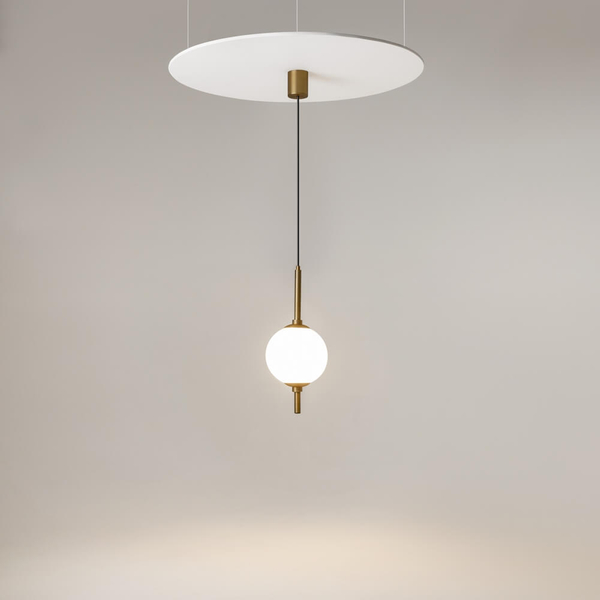 Lampa wisząca The Sixth Sense Z020PL-L6BS3K LED 7W 3000K mosiądz biała