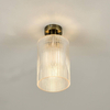 Salonowa lampa sufitowa tuba Emerson EME4875-E01 mosiądz przezroczysty