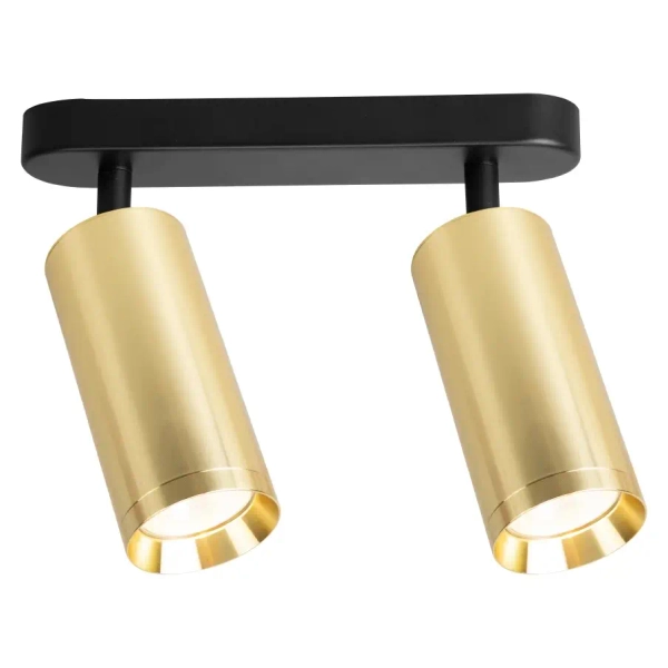 Lampa sufitowa MICA SPOT ML1146 do salonu metalowy złoty czarny