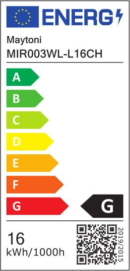 Lampa ścienna Fino MIR003WL-L16CH Maytoni LED 16W 3000K nad obraz chrom