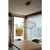 Druciana lampa wisząca STARDUST P0525D Maxlight LED 14W 3000K do salonu czarny