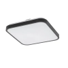 Kwadratowy plafon do kuchni AGNES SQUARE 10983 LED 16W 3000K IP44 czarny
