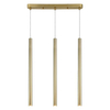 Potrójna lampa wisząca tuby Lungo LP-984/3L GD Light Prestige nad stół złota