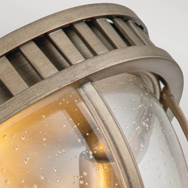 Lampa sufitowa szkło Halleron KL-HALLERON-F-BU Kichler IP44 przezroczysty brąz