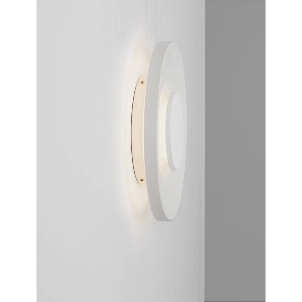 Okrągła lampa ścienna na taras FILOREZ LE75184 LED 12W 3000K IP65 biała