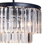 Okrągła lampa wisząca CGHEREFALL30 glamour na łańcuchu stal