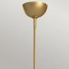 Modernistyczna wisząca lampa Jude ALM-JUDE3-GD-CL szklana złota