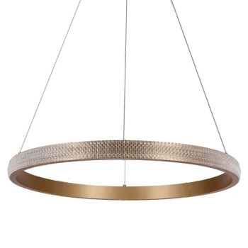 Wisząca okrągła lampa Hashim 31-28440 LED 34W 4000K do jadalni złota