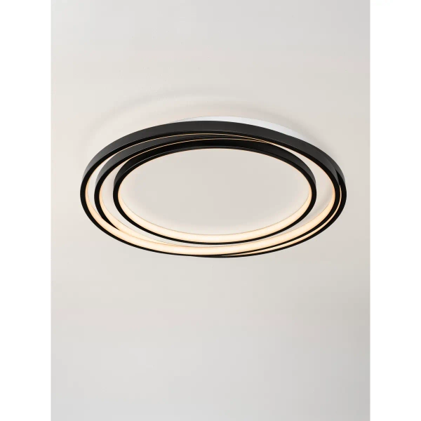 Futurystyczny Lampa sufitowa TELVIRA LE45502 LED 33W 3000K czarny