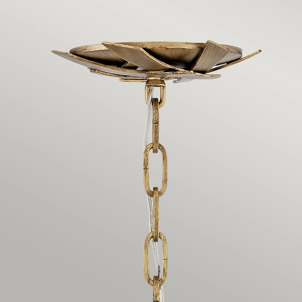 Dekoracyjna wisząca lampa QN-VIDA-13P-L gałęzie złote