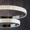 Pierścieniowa lampa zwis Celeste 78701 LED 22,5W 4000K chrom przezroczysty