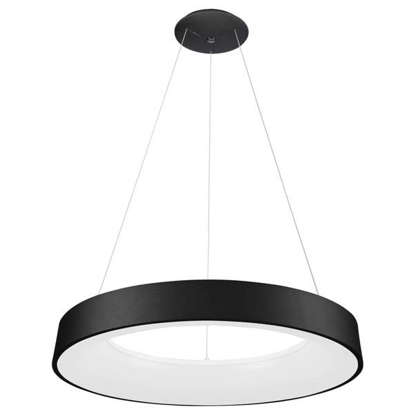 Wisząca LAMPA okrągła GIULIA 5304-880RP-GD-3 Italux metalowa OPRAWA pierścień LED 80W 3000K zwis ring złoty