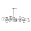 Metalowa wisząca lampa QN-ENSEMBLE6-PN loft nikiel