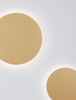 Pokojowa lampa ścienna Chica circle do holu LED 22,5W 3000K złota