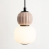 Wisząca lampa ledowa do jadalni Modern P0625 LED 5W 3000K szklana brązowy