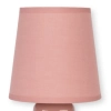 Ceramiczna lampka stołowa Stoney 3045332 Nave owalna różowa