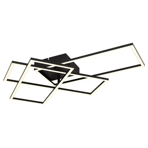 Plafon sufitowy GABRIEL 67227-40NBSH LED 40W 2700-6500K geometryczny czarny