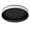 Ściemnialny plafon Estreja 71102/40/30 LED 40+10W 2500-3000K czarny