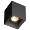 Downlight LAMPA sufitowa SQUARE 50475-BK Zumaline metalowa kostka czarna OUTLET