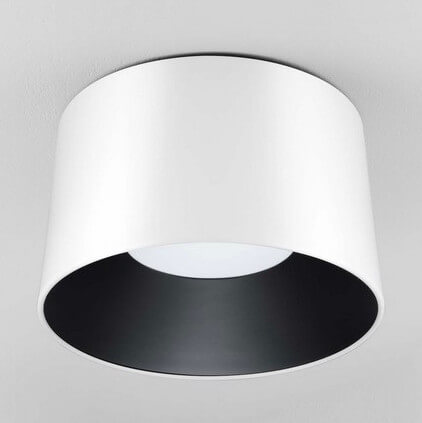 Plafoniera jadalniana CAMPANERO LE44805 LED 24W 3000K tuba biały czarny