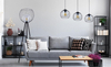 Loftowa lampa podłogowa Universo 5057 TK Lighting na trójnogu czarna