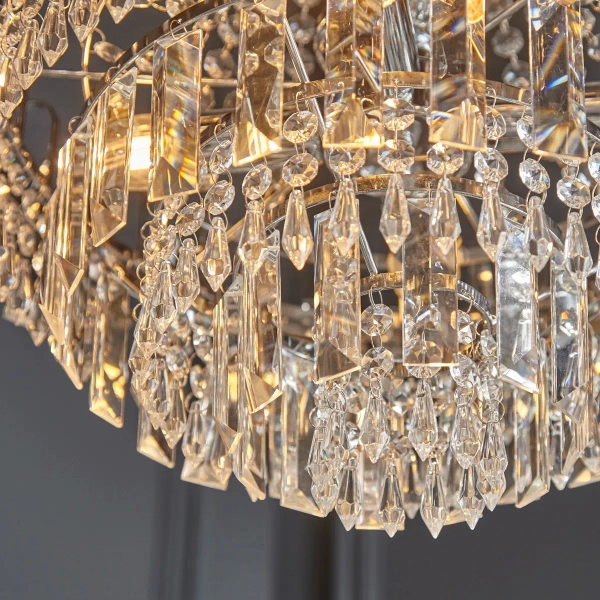 Żyrandol glamour Amadis 96826-CH kryształowy przezroczysty chrom