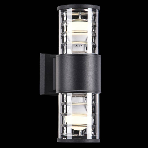 Elewacyjna LAMPA ogrodowa BRONX O576WL-02B Maytoni ścienna OPRAWA zewnętrzna outdoor IP54 czarna