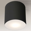 Natynkowa LAMPA sufitowa ZAMA 7037 Shilo metalowa OPRAWA LED 15W 3000K tuba czarna
